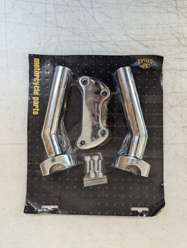 J And P Cycles 04-588 Chrome Complete 6.5" Riser Kit