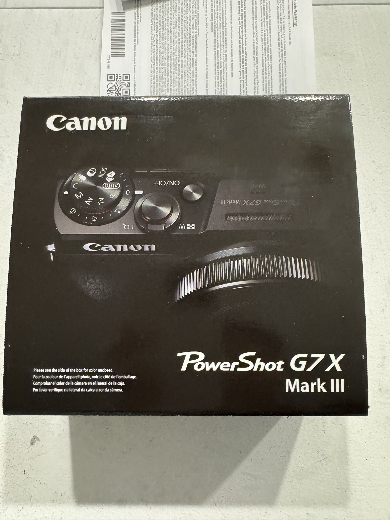 Canon PowerShot G7 X Mark III Digital Camera (Black)