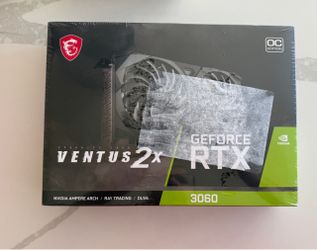 MSI NVIDIA GeForce RTX 3060 Venus 2x 12GB OC Edition Graphics Card