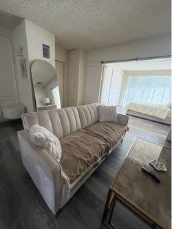 Modern beige couch