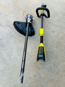 Ryobi 40V HP Carbon Fiber Shaft Attachment Capable String Trimmer (TOOL ONLY)