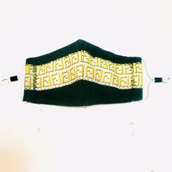 FF Print Face Mask w/Nose Wire/Adjustable Soft Ear Loops