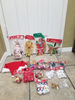 New Assorted Christmas Ornaments/Decor-$1 EACH