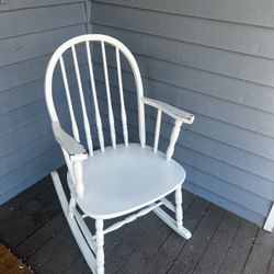 White Rocking Chair