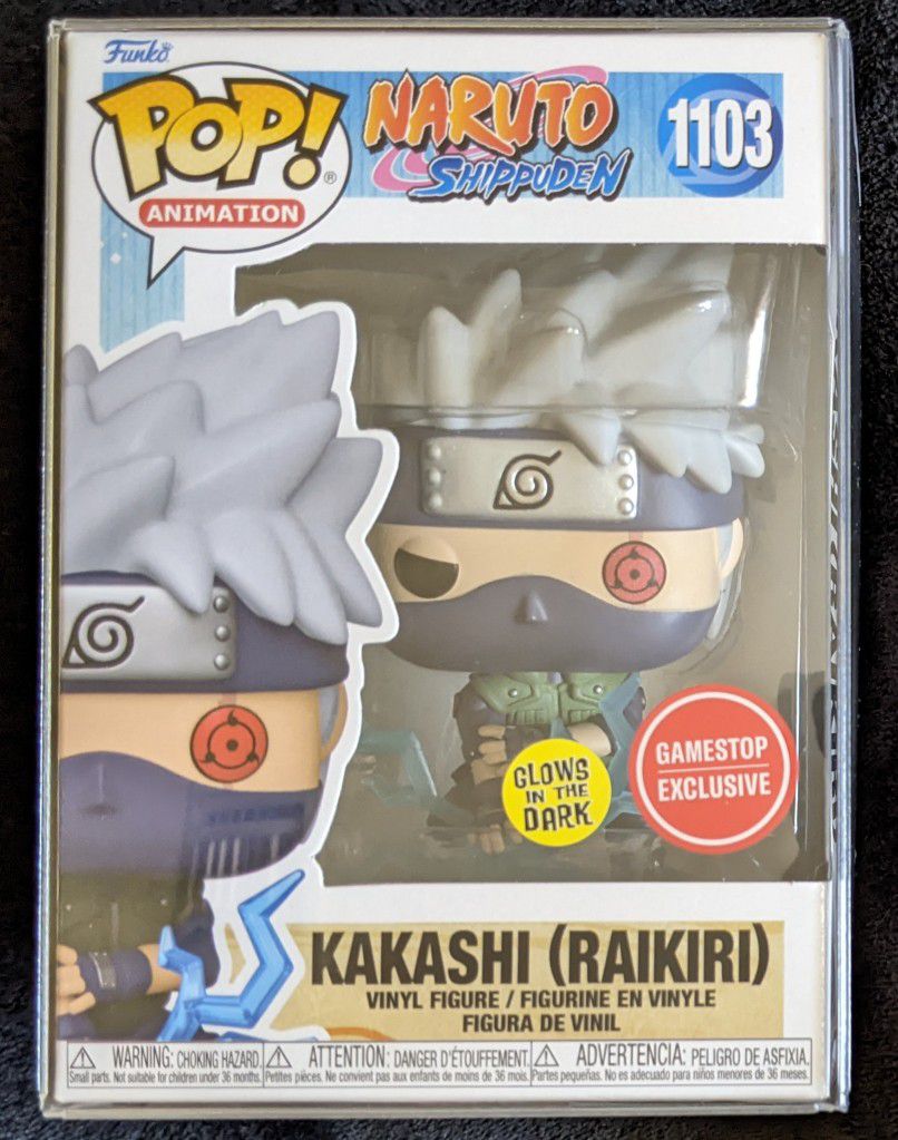 Funko POP Animation: Naruto Shippuden Kakashi (Raikiri) Glow-in-The-Dark  Vinyl Figure Exclusive