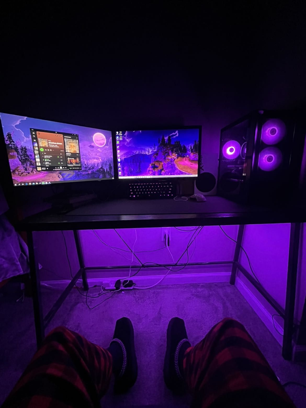 pc gaming setup 