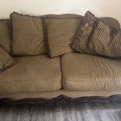 Couch, love seat and chair