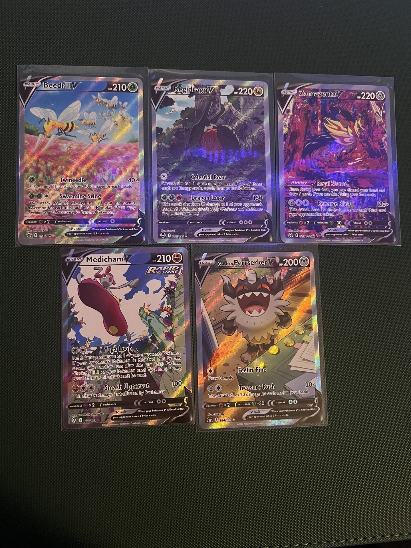 Pokemon Sword & Shield V cards