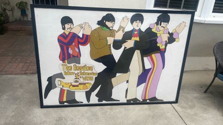 Yellow Submarine wall poster.