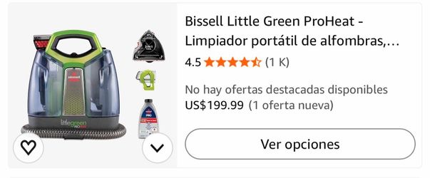 Carpet cleaner/ Vacuum / Deep Cleaning/ Bissell Little Green Proheat