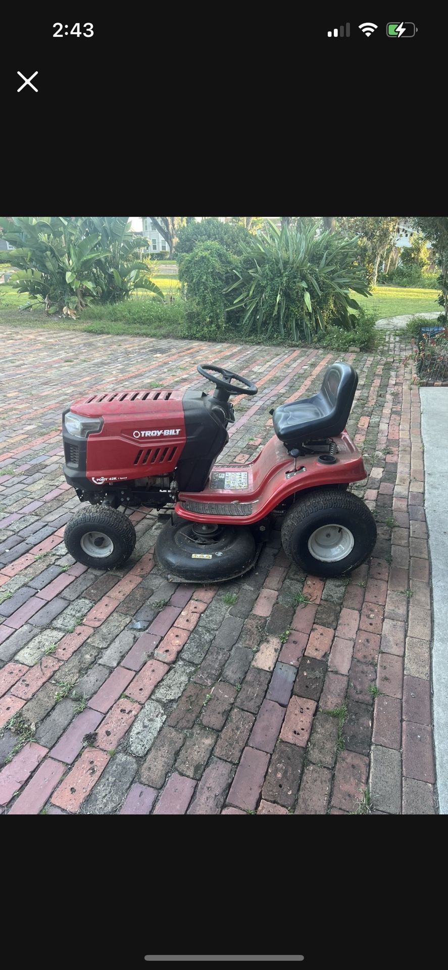 Troy-Bilt Riding Lawn Mower – TB30 (30” Deck)