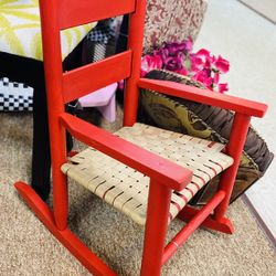 Kids Rocking Chair, Dolls Rocking Chair, Doll Desk
