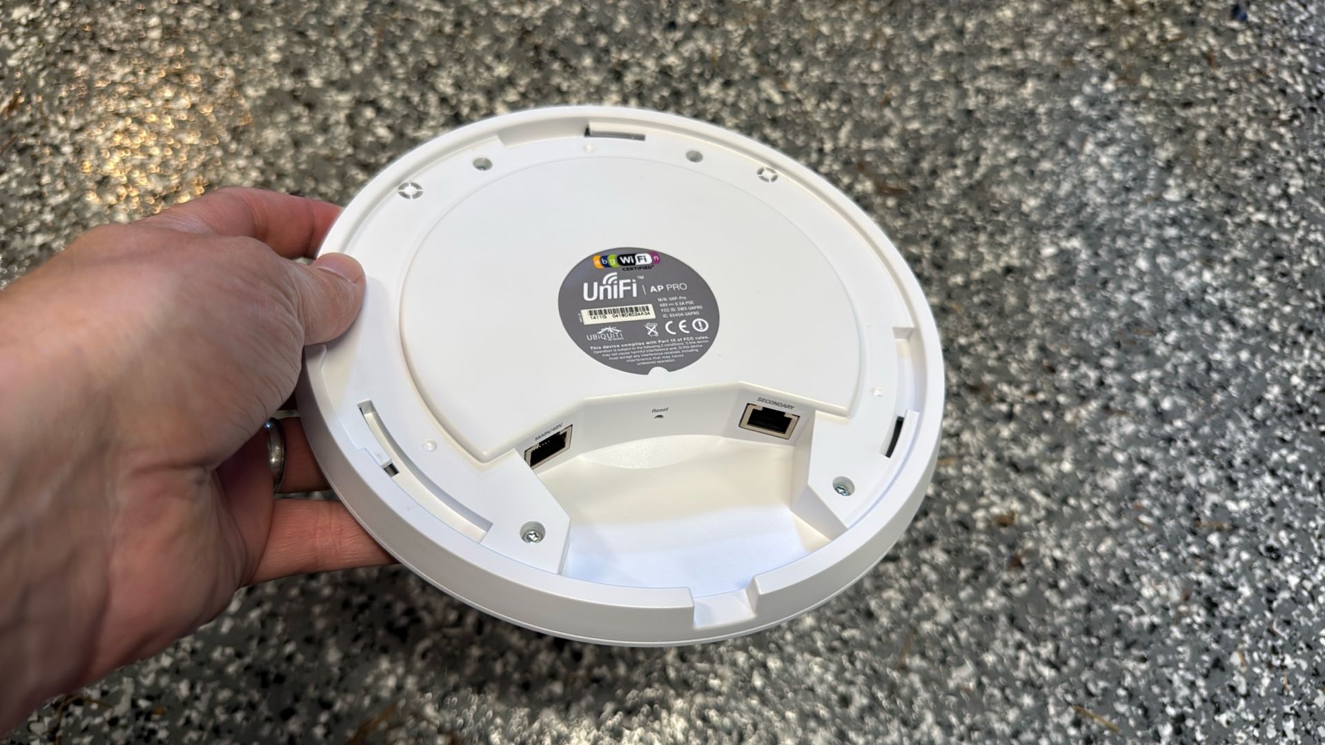 Unifi AP Pro Wireless Access Point.