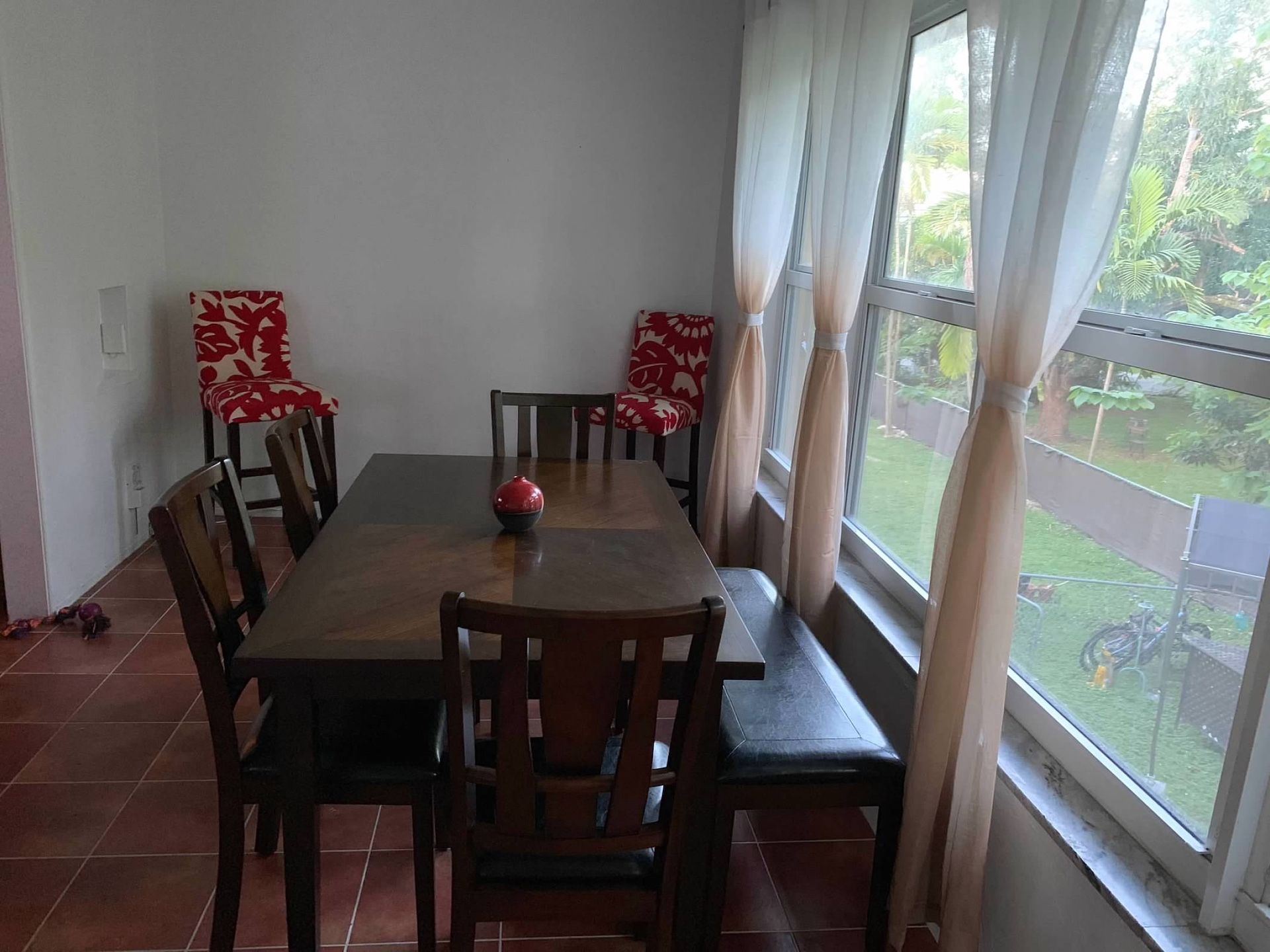 Wood Dining Table With Bench