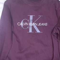 Calvin Klein. Burgundy Red