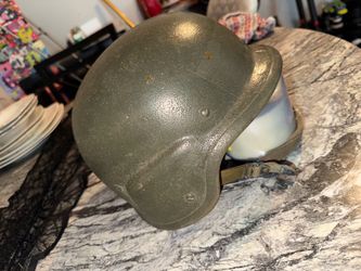 Vintage Devils lake military helmet