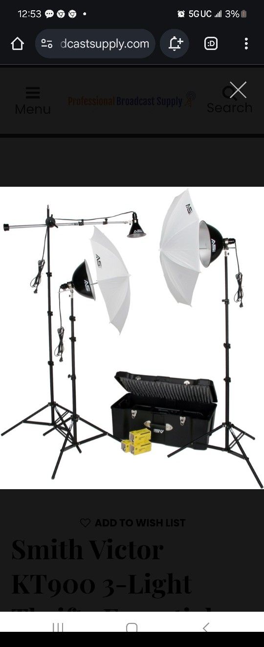 Thrift Victor Light Set 