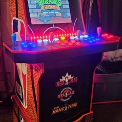 NBA Jam Arcade1up Cabinet With Over 15,000 Video Games 