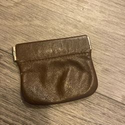 Brown Vintage Coin Holder