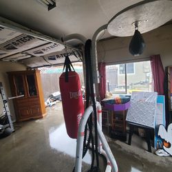 Punching Bag Stand With Bags