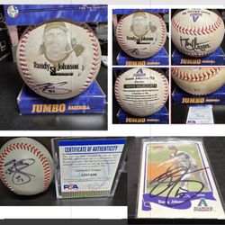 Randy Johnson Autograph