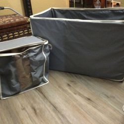 Fabric Storage Container Set - Like New 