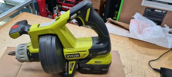 RYOBI
ONE+ 18V Hybrid Drain Auger (Tool Only) with Auger Grease Cutter and Bulb Tip Kit