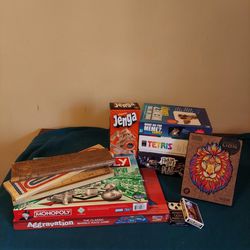 Family Game Night, Board Game Bundle, Cards, Puzzle Books, Etc