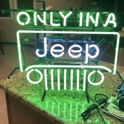 Jeep Neon Sign