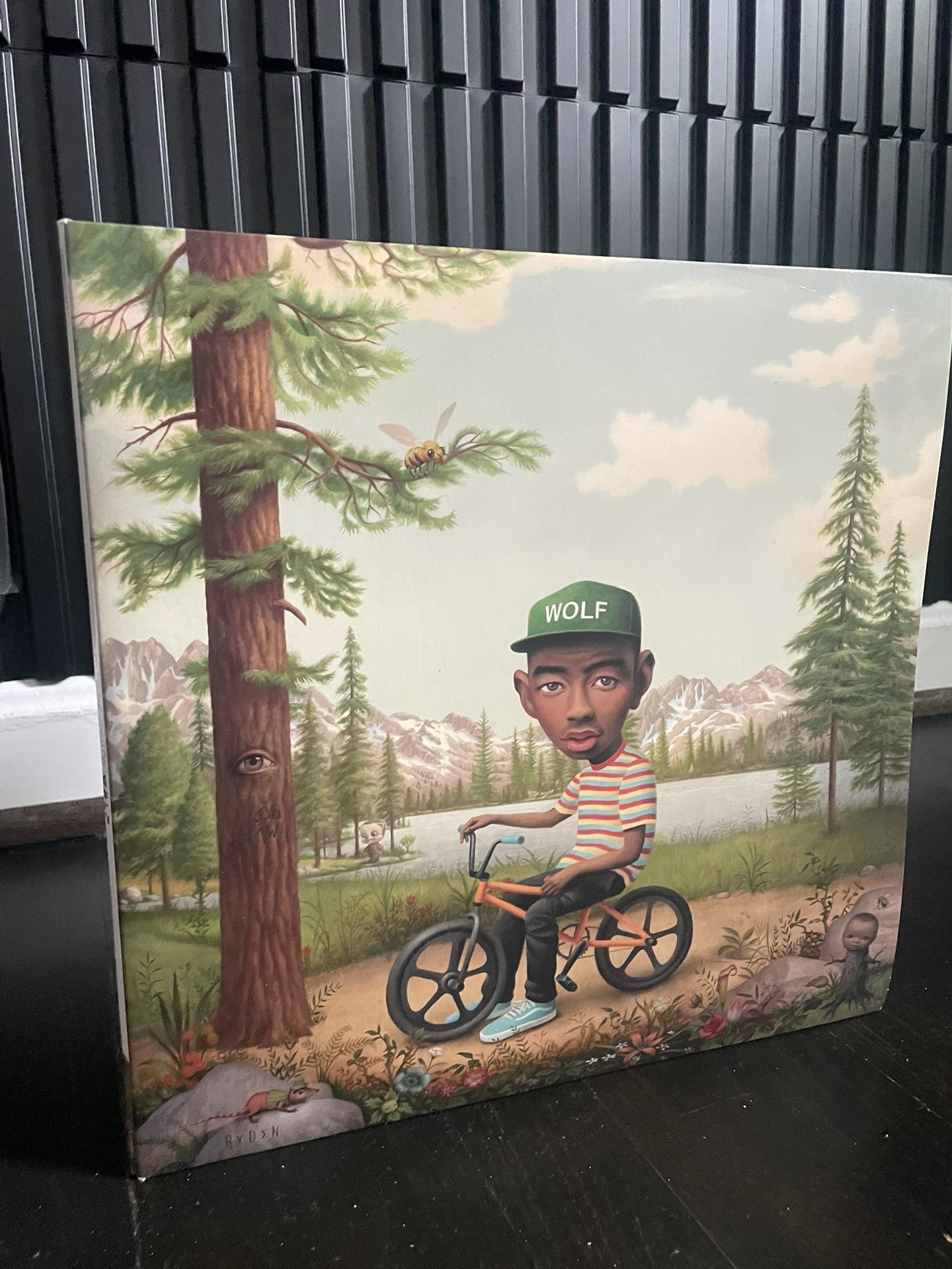 Tyler, the Creator Wolf Vinyl Never Used Like New Sticker Included