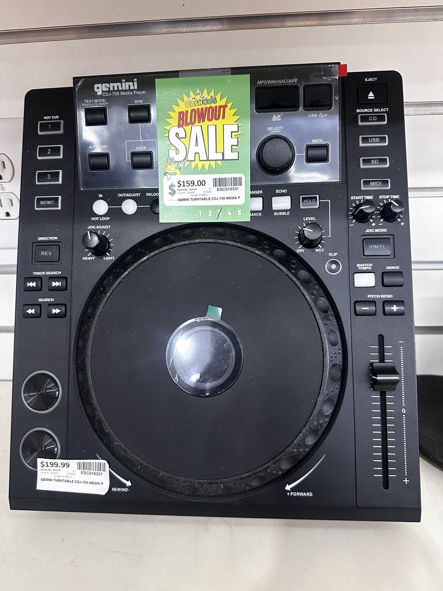 Gemini Turntable CDJ-700