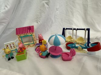 Peppa Pig Sweet Day Ice Cream and Playground Preschool Toys