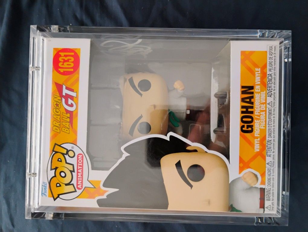 DragonballGT Gohan Signed By Sean Scheamel(Actual Signature)