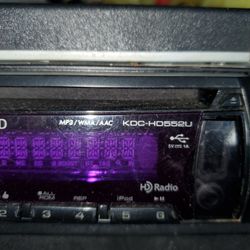 Kenwood HDC-HD552U .car CD RECEIVER USB INPUT ,AUX INPUT, 