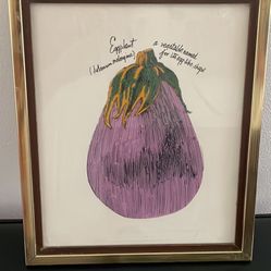 Fruit/Veggie Wall Art, Artwork, Wall Hanging - Whimsical