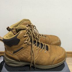 New Balance Midclbrwh-7-2E Men's Composite Toe Athletic High-Top Shoes Size 9.5