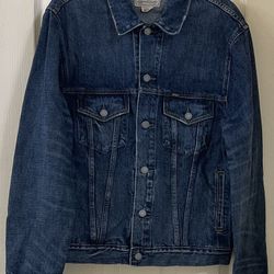 Polo Ralph Lauren Mens Blue Medium Wash Authentic Denim Jacket Size L