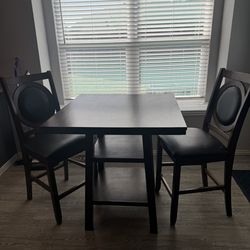 Kitchen bar stool table.
