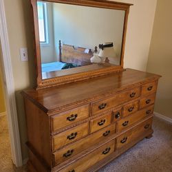 Dresser And Mirror