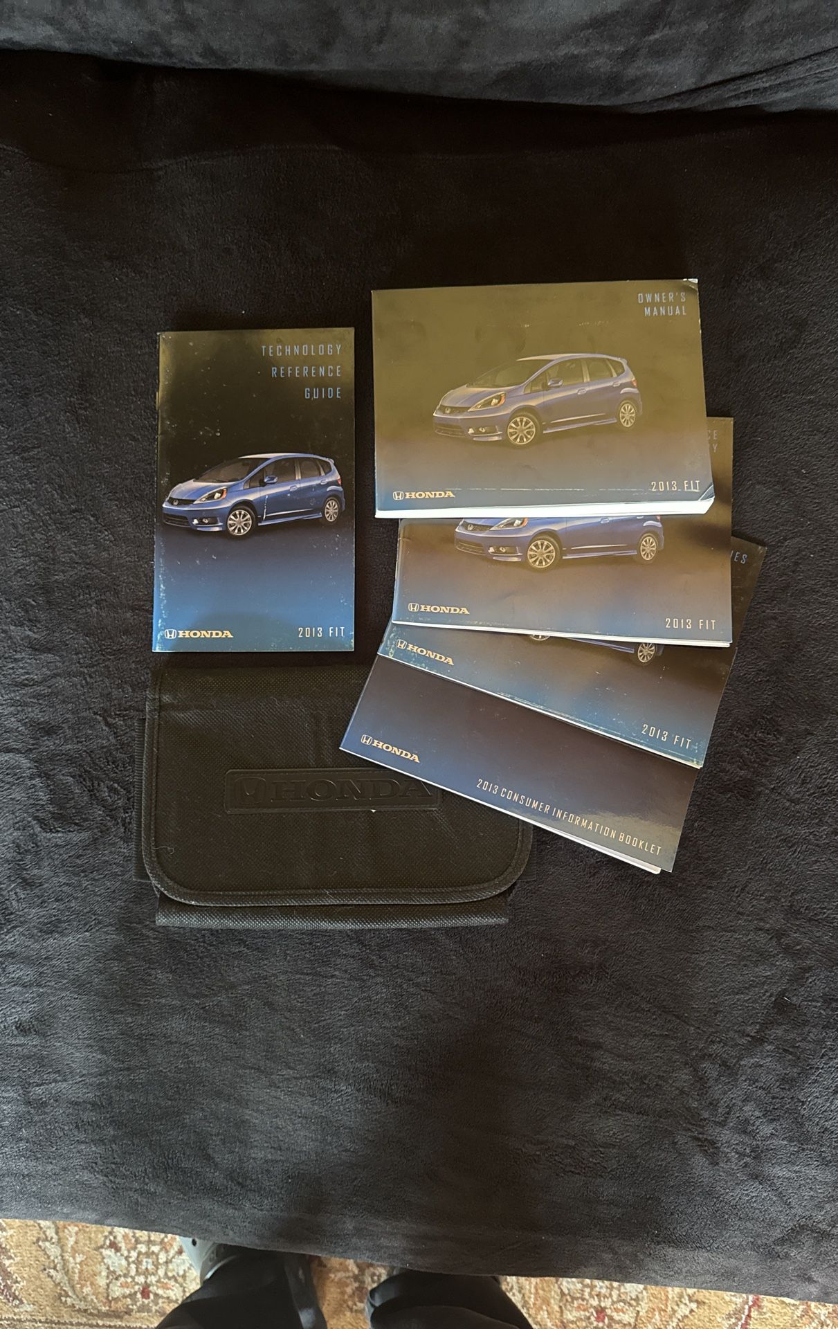2013 Honda Fit OEM Owners Manual Set