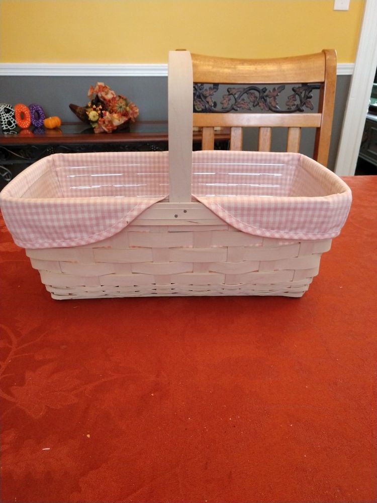 Longaberger Basket with liner