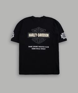 Darc Sport OUR CLUBS "PREMIUM" OVERSIZED TEE IN BLACK/BLACK Large