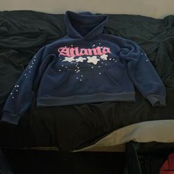 Blue Atlanta Spider Hoodie 
