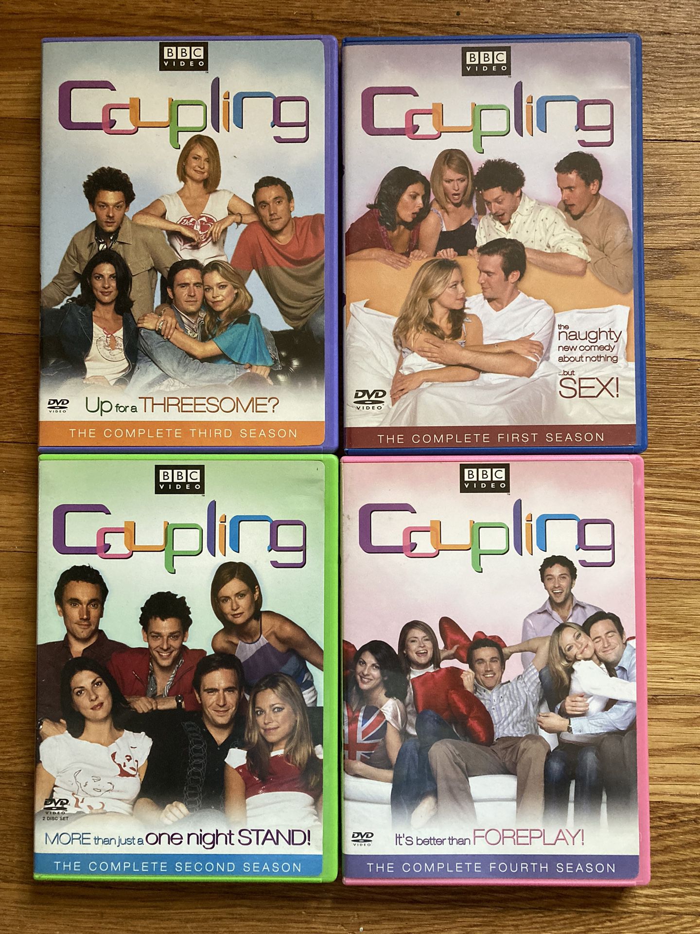 Coupling, Seasons 1-4 DVDs