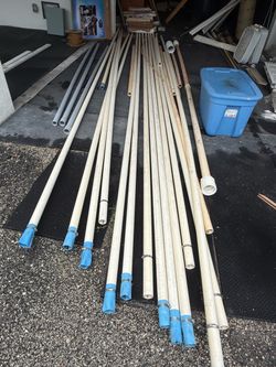 13 Pieces 20ft PVC Pipes. Sch 40. 1.5 inch