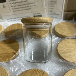 Spice Jar With Bamboo Lid