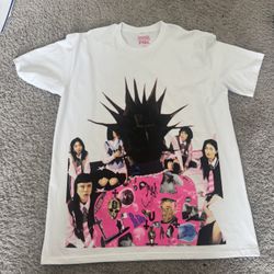 Unworn Lil Uzi Vert Pink Tape Tour Tee