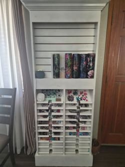 Scrap book hutch