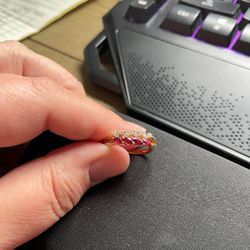 8 1/2 Ruby And Diamond Ring