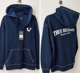 50$OFF True Religion Brand Zip-Up Hoodie
